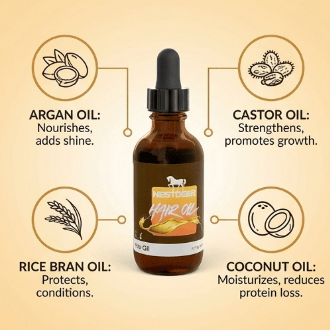 Hair Oil, 2oz