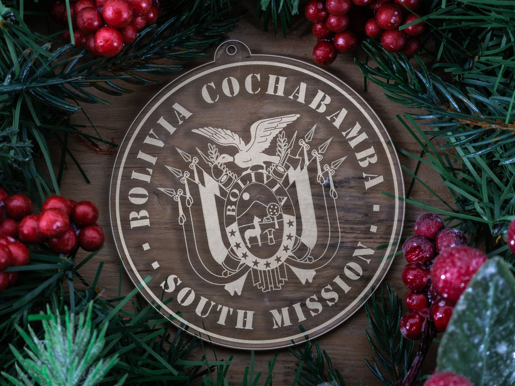Bolivia Cochabamba South Mission Christmas Ornament
