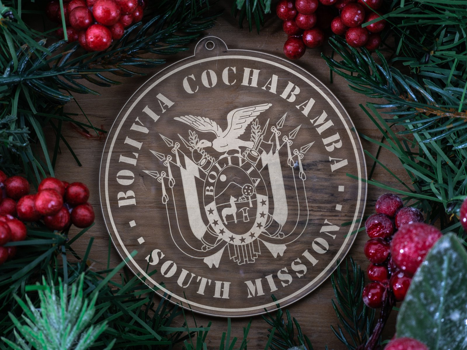 Bolivia Cochabamba South Mission Christmas Ornament