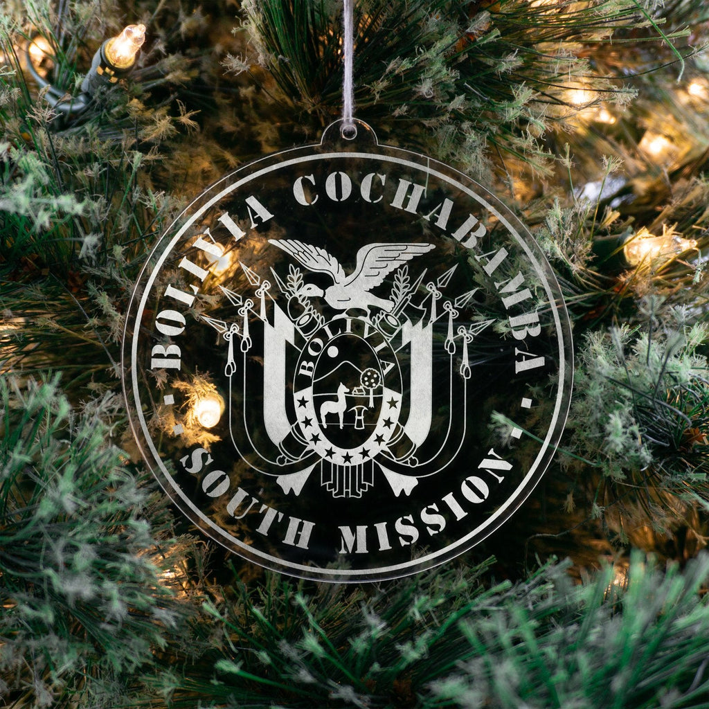 Bolivia Cochabamba South Mission Christmas Ornament