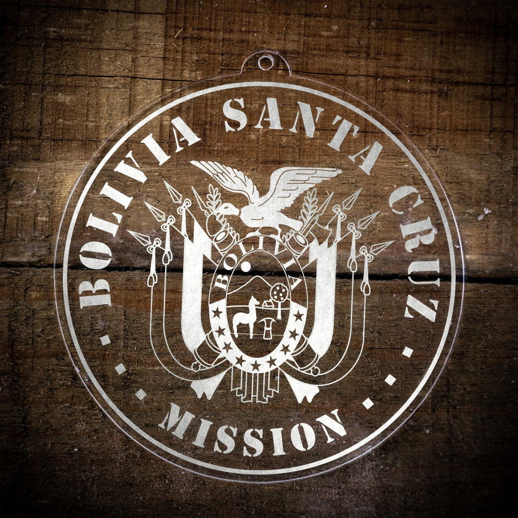 Bolivia Santa Cruz Mission Christmas Ornament