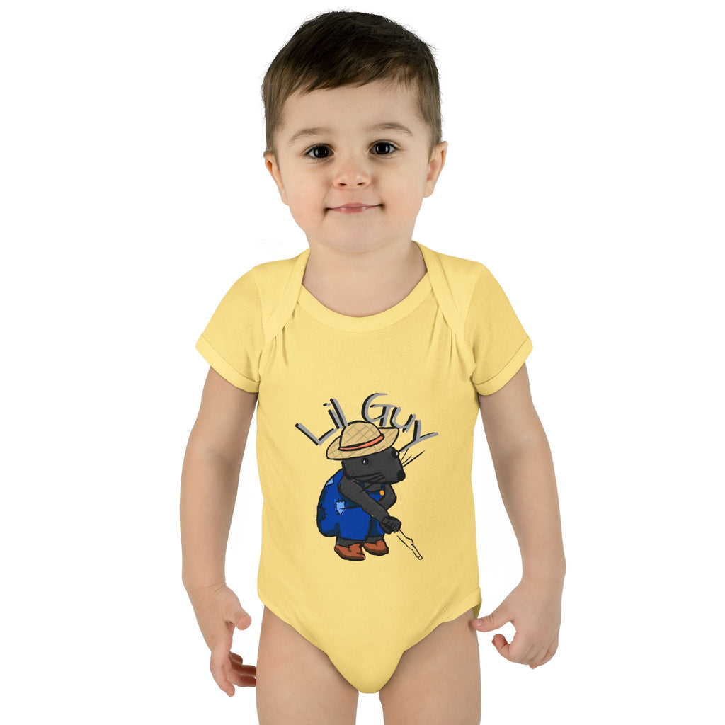 Lil Guy cartoon character Infant Bodysuit | baby romper newborn onesie