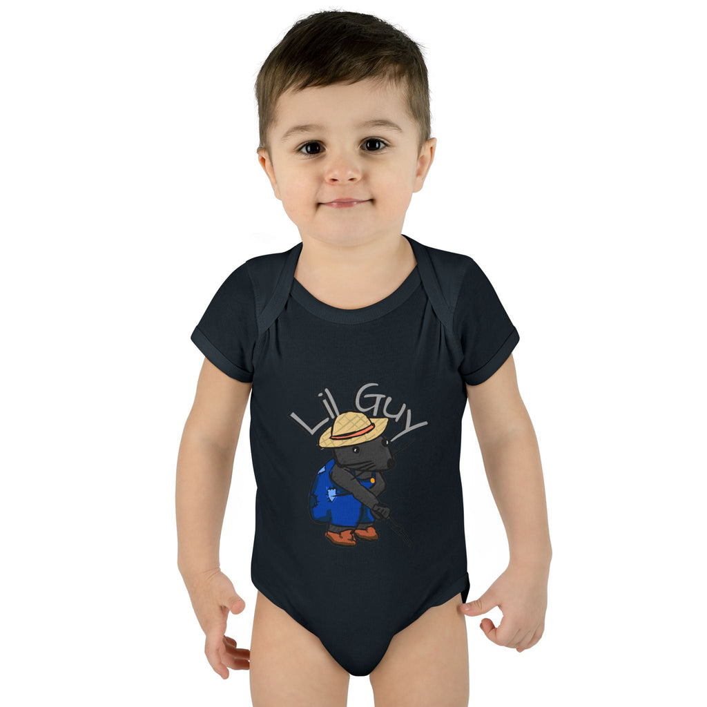 Lil Guy cartoon character Infant Bodysuit | baby romper newborn onesie