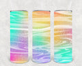 Bright Rainbow 20 oz Skinny Tumbler