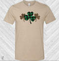 Buffalo Plaid Leopard Shamrocks St. Patrick's Day Graphic Tee