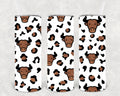 Bull Leopard 20 oz Skinny Tumbler