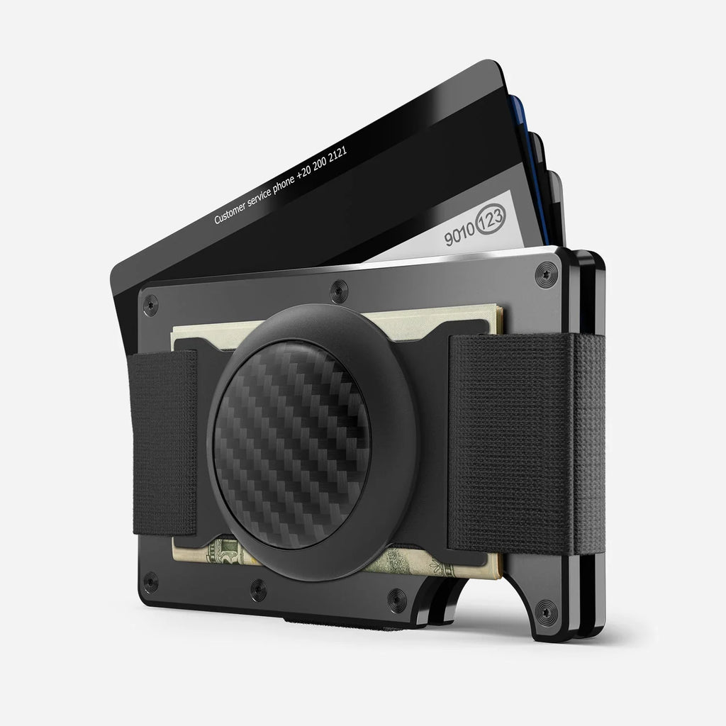 Carbon AirTag Cash Strap