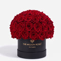 Classic Black Superdome Box | Red Roses