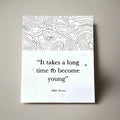 Birthday Card - Pablo Picasso Plantable Card