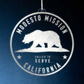 California Modesto Mission Christmas Ornament