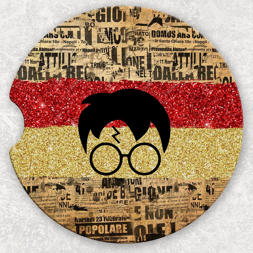 Car Coaster Set - HP Red