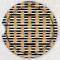 Car Coaster Set - Pineapples and Stripes