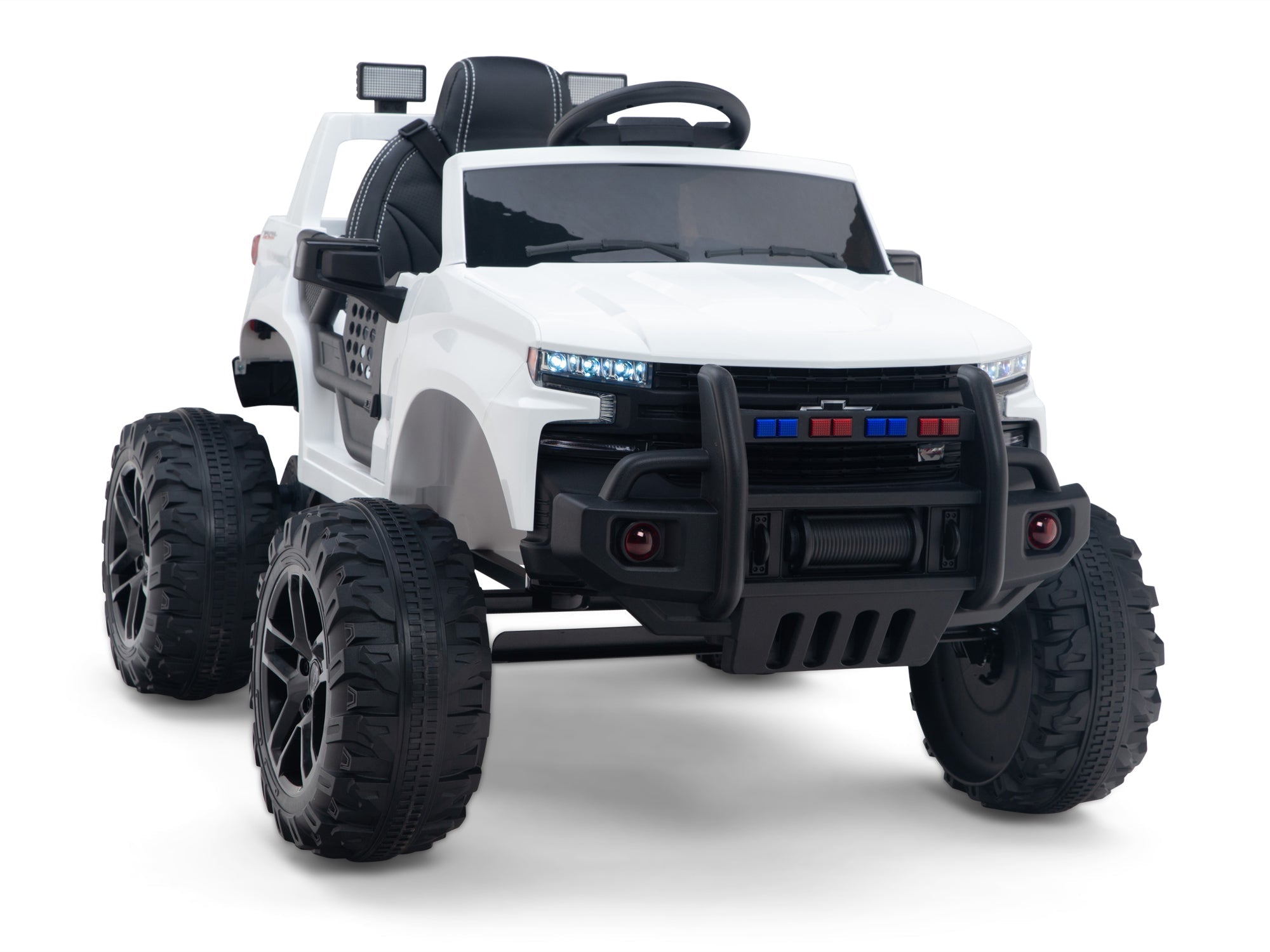 Chevy Silverado Monster Pickup Truck Ride On Toy Truck For Children W/Magic Cars® Wireless Parental Control