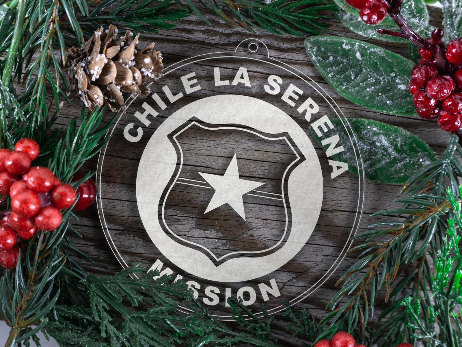 Chile La Serena Mission Christmas Ornament
