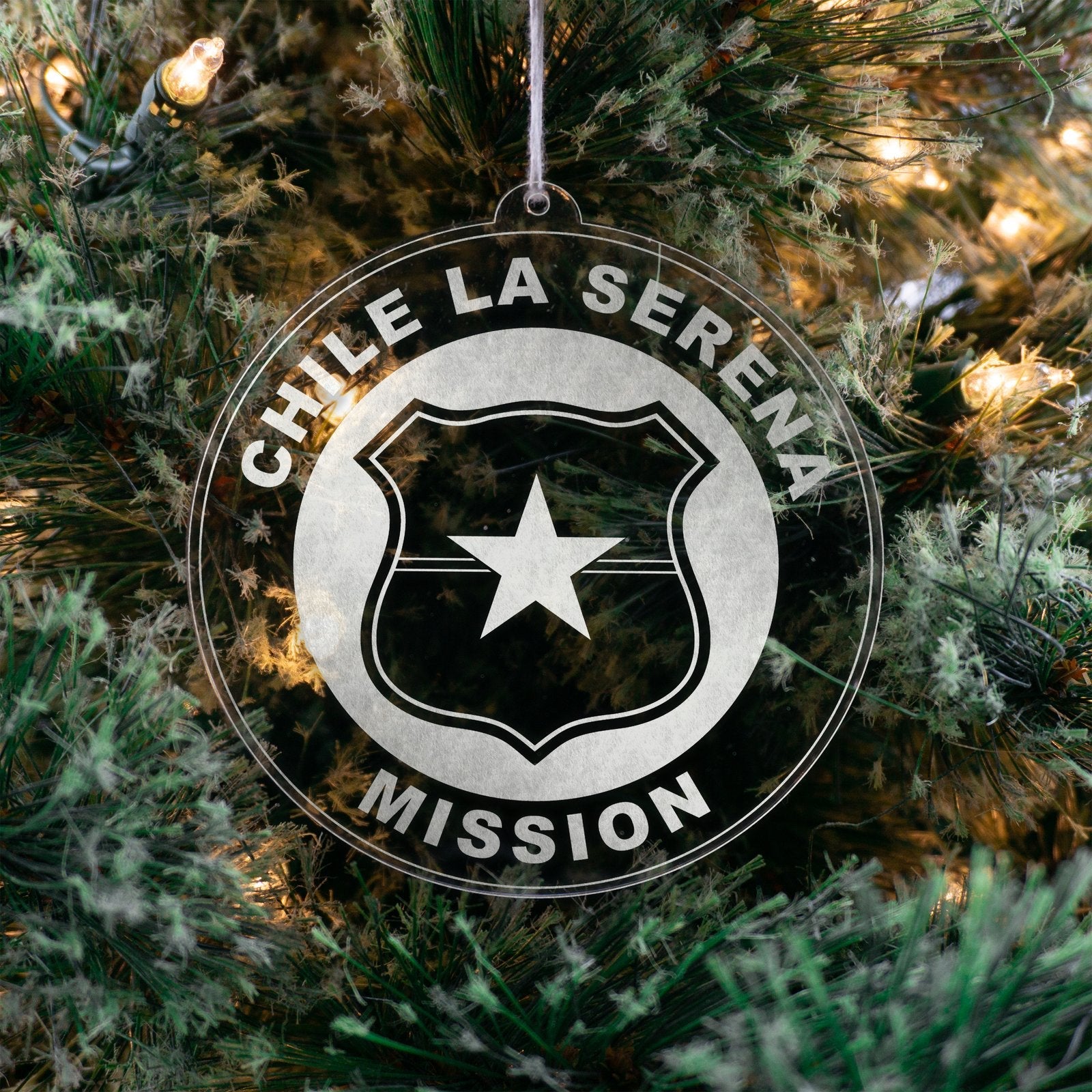 Chile La Serena Mission Christmas Ornament