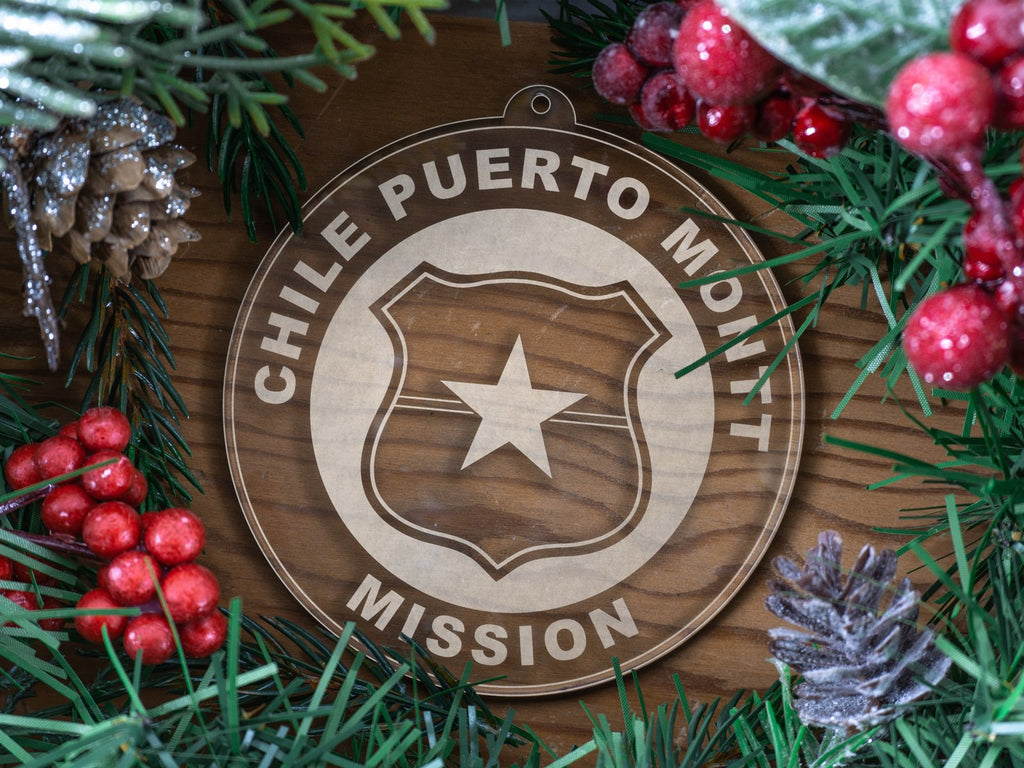 Chile Puerto Montt Mission Christmas Ornament