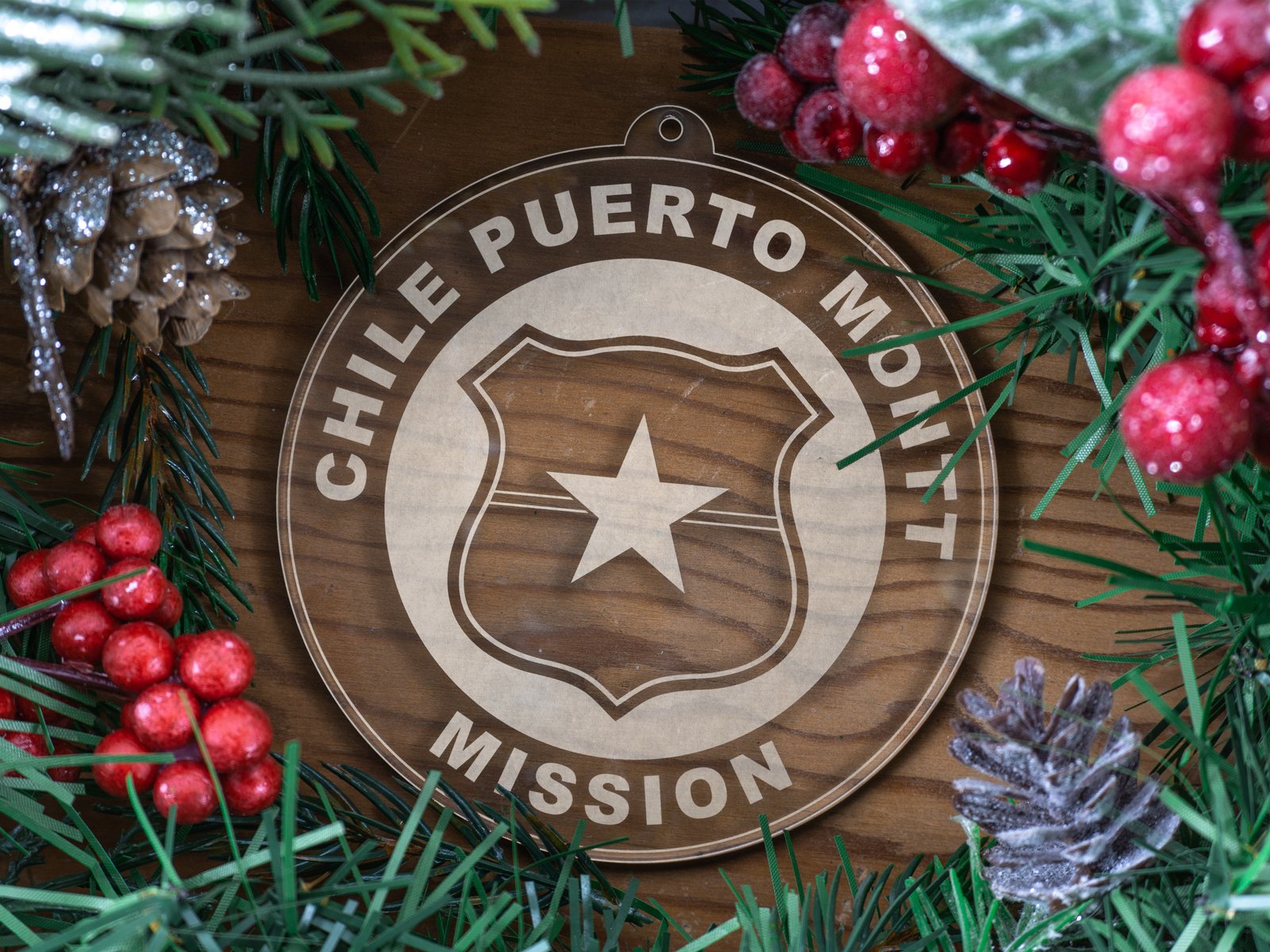 Chile Puerto Montt Mission Christmas Ornament