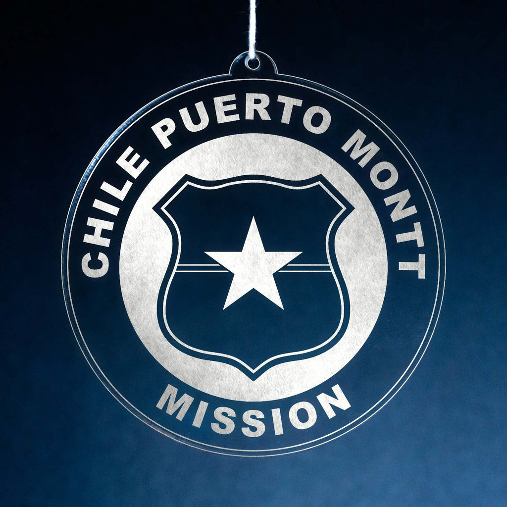 Chile Puerto Montt Mission Christmas Ornament
