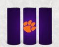Clemson Tigers 20 oz Skinny Tumbler