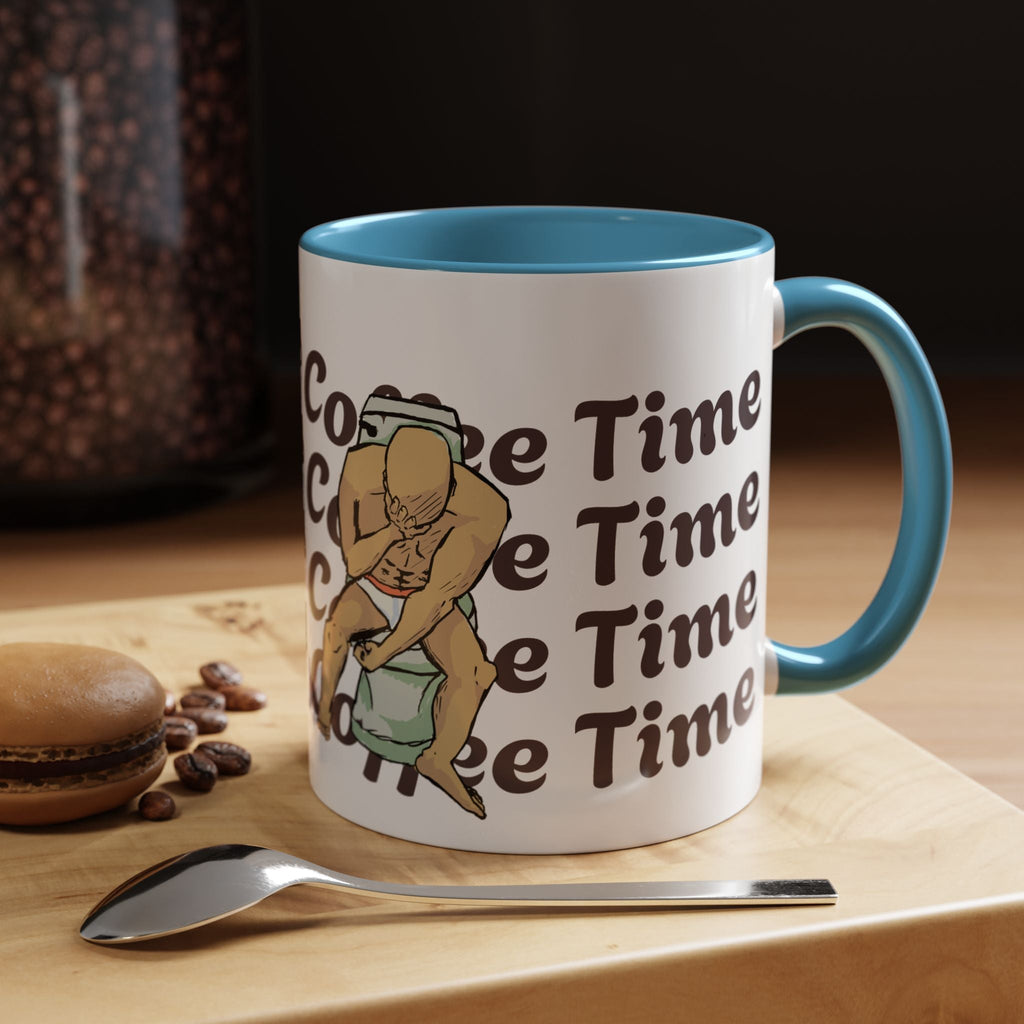 Coffee Time graphic Mug | Accent Coffee Mug 11oz 15oz