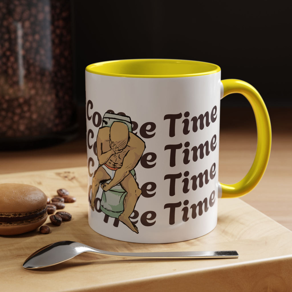 Coffee Time graphic Mug | Accent Coffee Mug 11oz 15oz