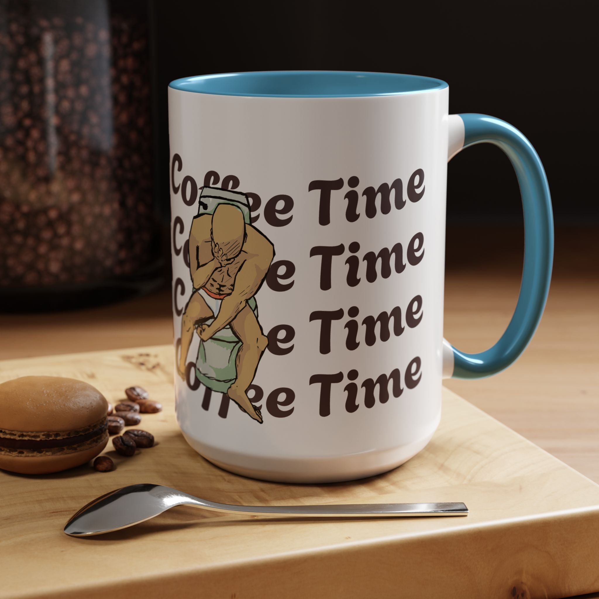 Coffee Time graphic Mug | Accent Coffee Mug 11oz 15oz