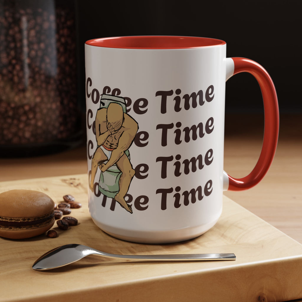 Coffee Time graphic Mug | Accent Coffee Mug 11oz 15oz