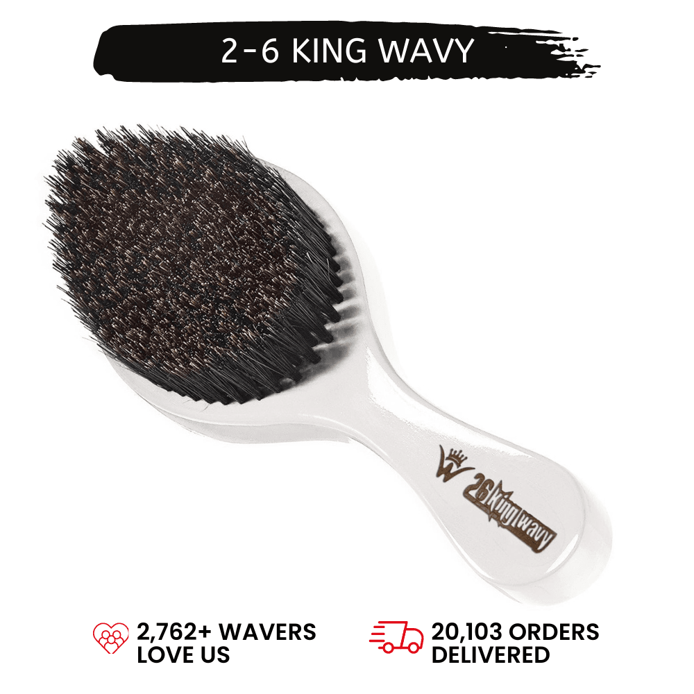 360 Wave Long Handle Curved Brush Premium Quality [All Variants]