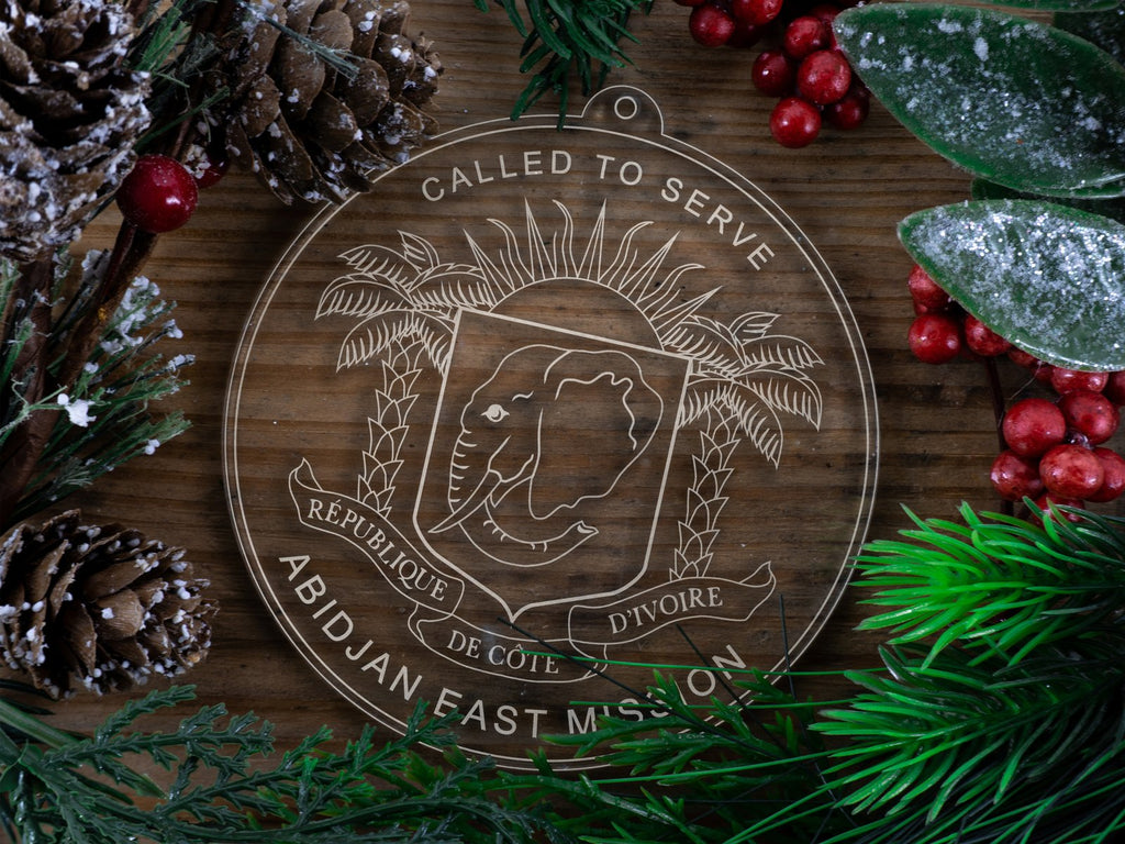 Cote d'Ivoire Abidjan East Mission Christmas Ornament