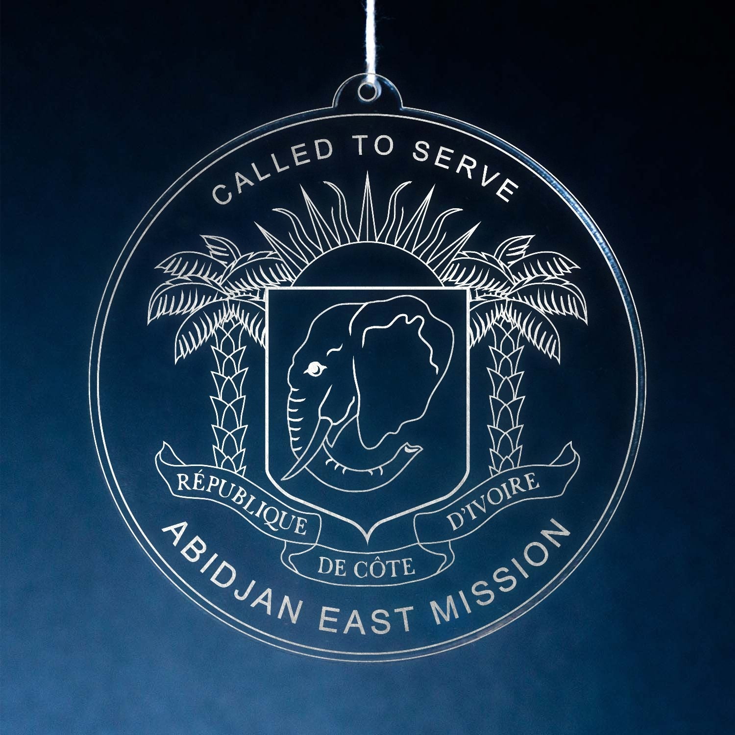 Cote d'Ivoire Abidjan East Mission Christmas Ornament