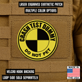 Crash Test Dummy Funny Morale Patch 3" Round Hook & Loop | Made in USA
