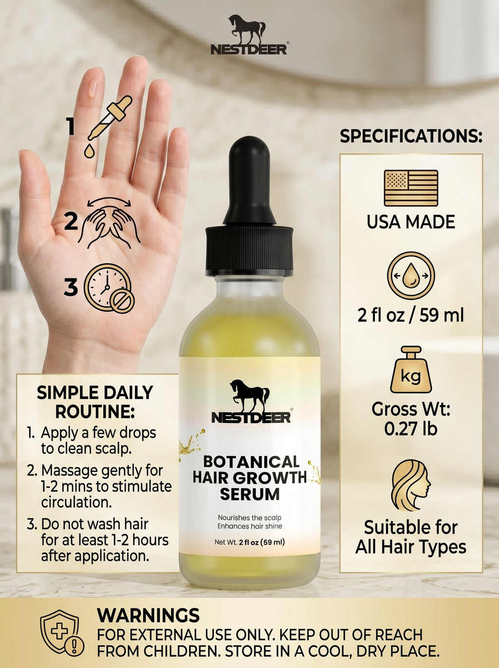 Botanical Hair Growth Serum