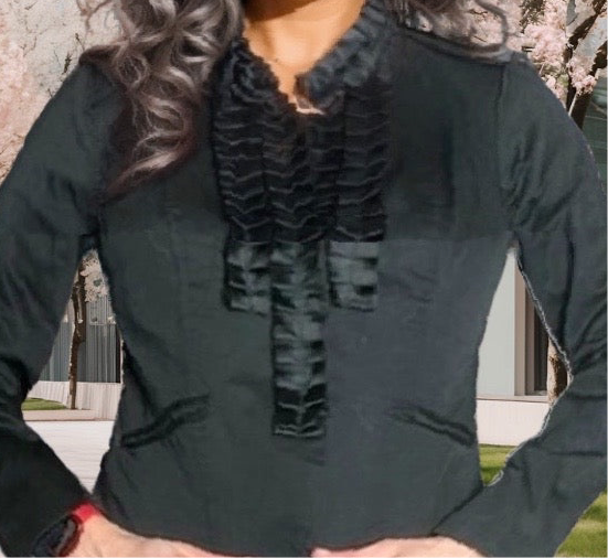 Pre-Loved Embellished Formal Blazer – Black