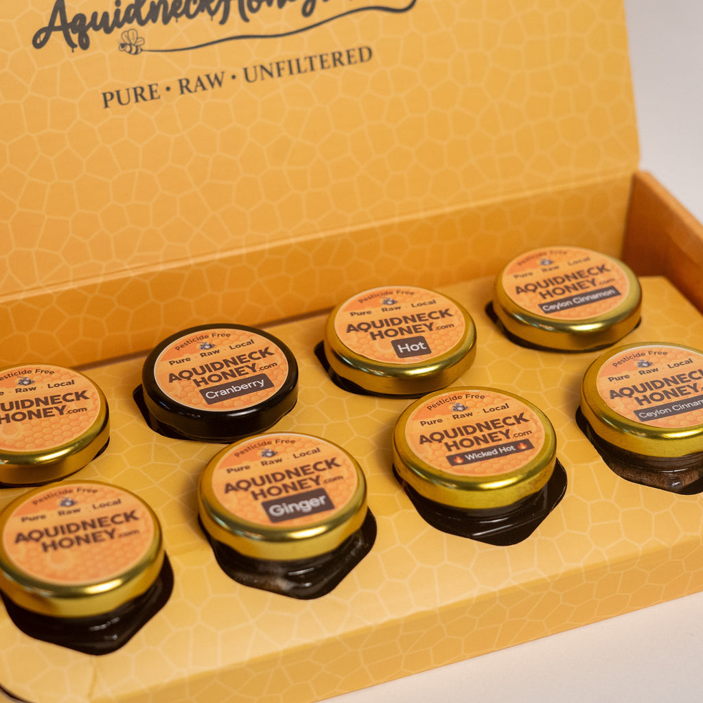 Honey Sampler Gift Box – 8 Jars, 6 Flavors | The Perfect Gift