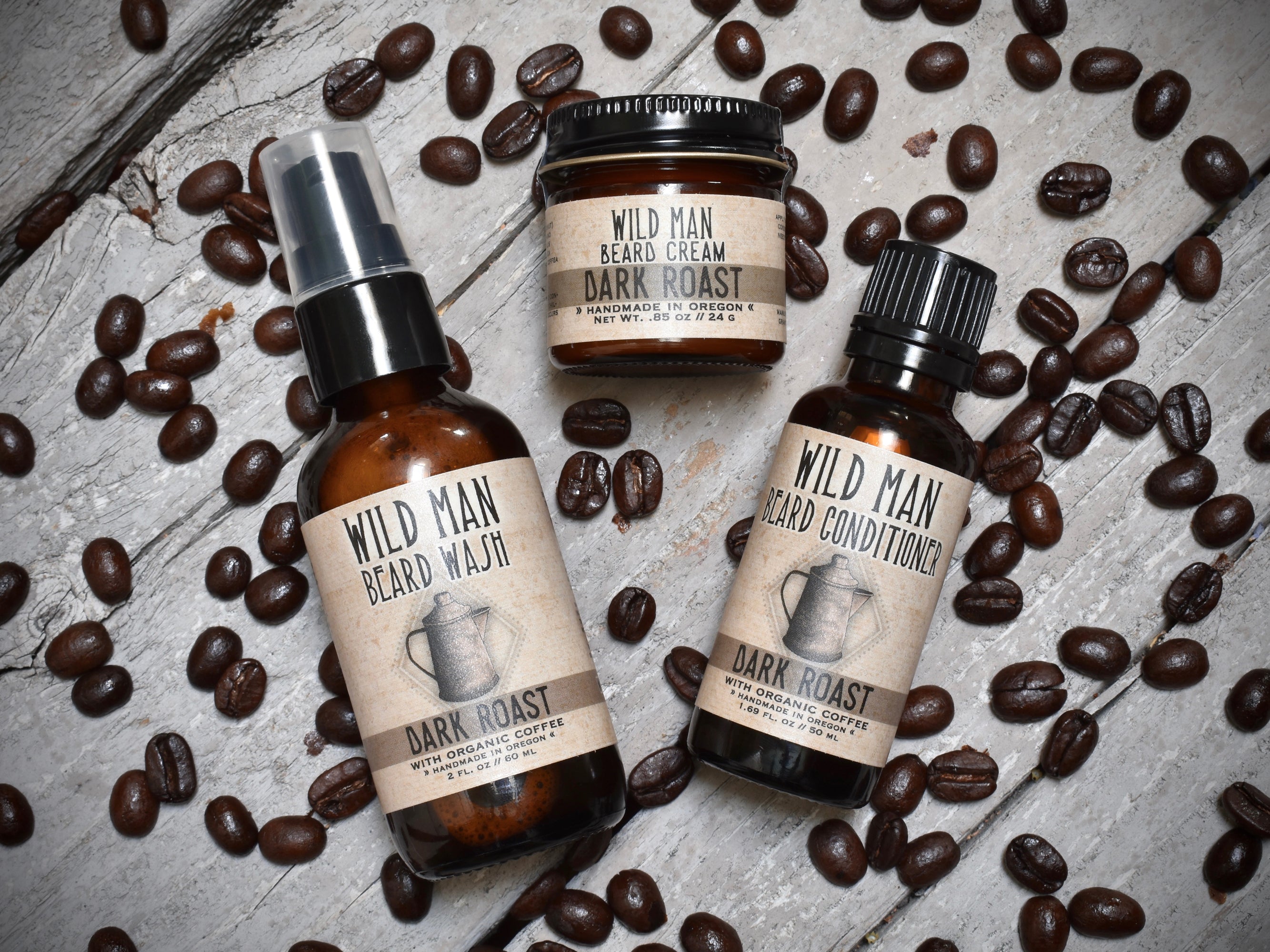 Wild Man Beard Oil Conditioner - Dark Roast