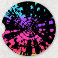 Car Coaster Set - Dark Tie Dye