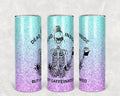 Dead Inside But Caffeinated 20 oz Skinny Tumbler