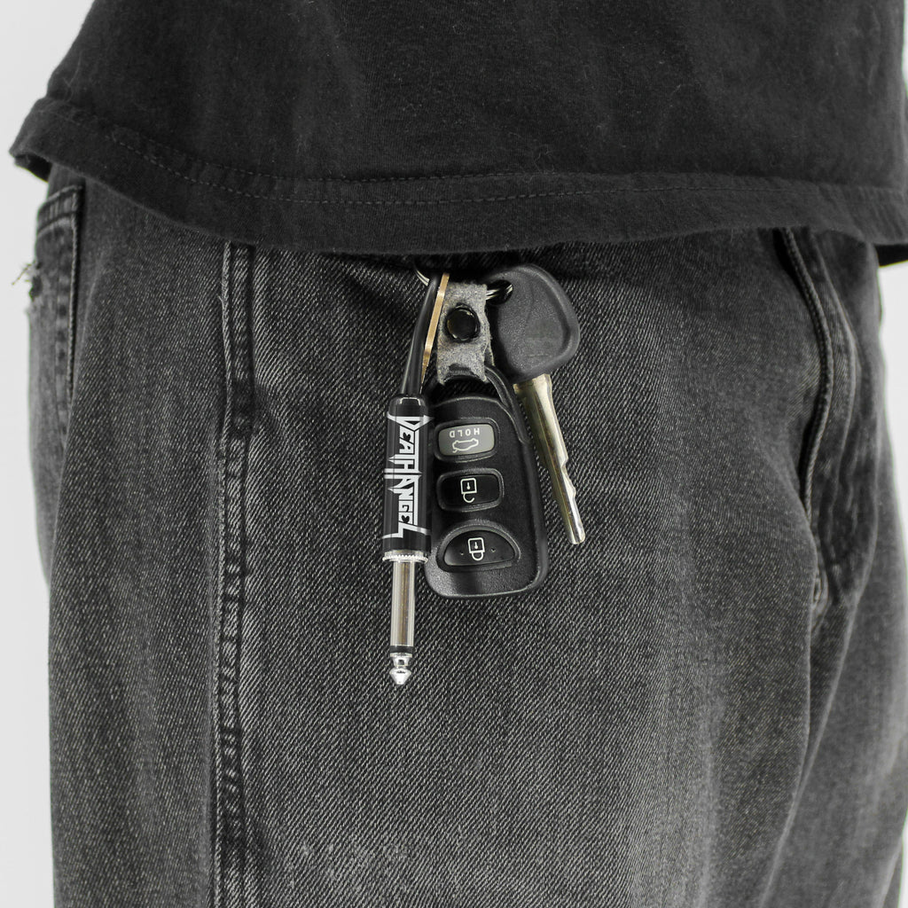 Death Angel Logo Guitar Plug Keychain