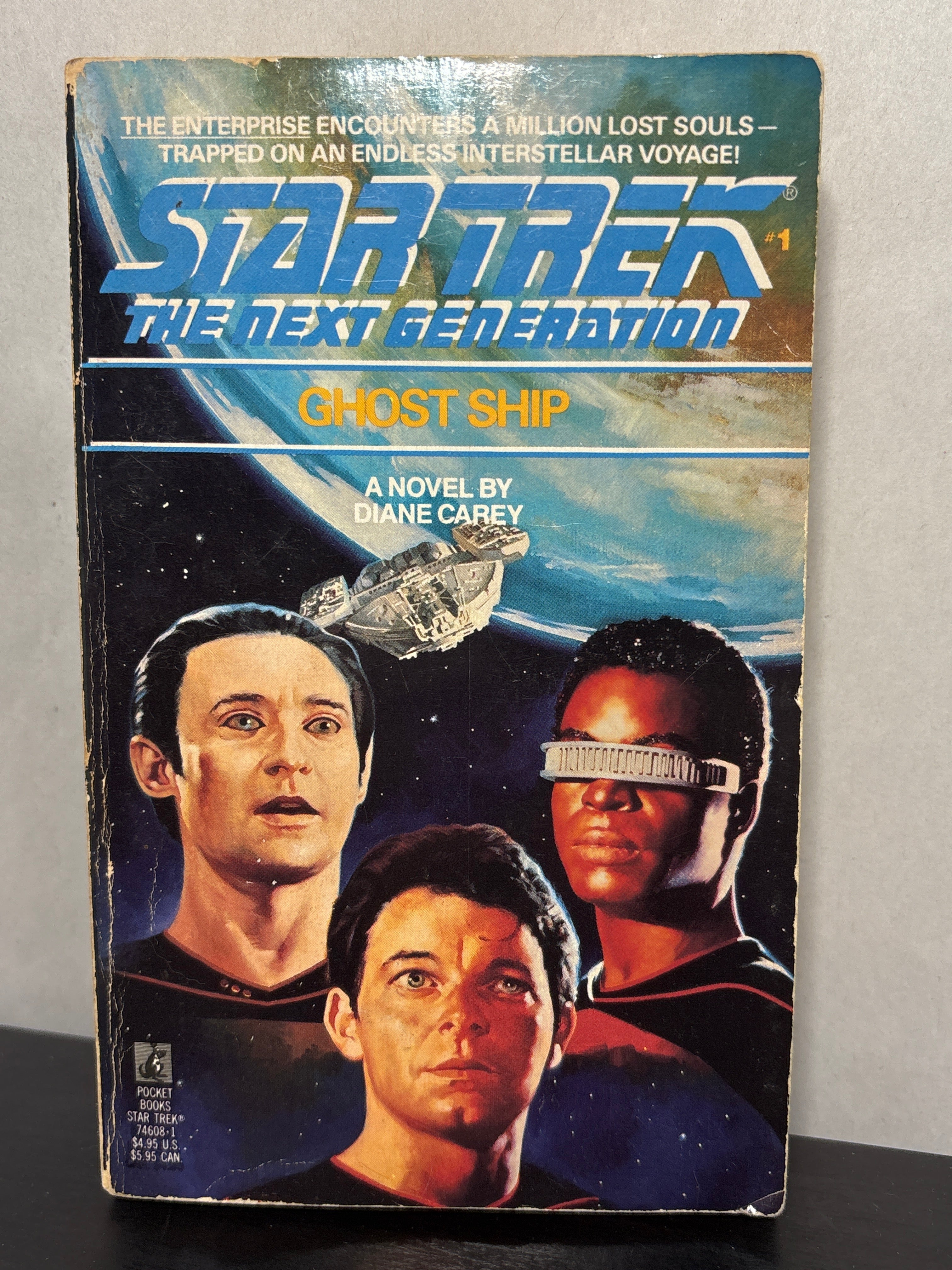 Ghost Ship by Diane Carey (Star Trek Next Generation #1) | Vintage Science Fiction