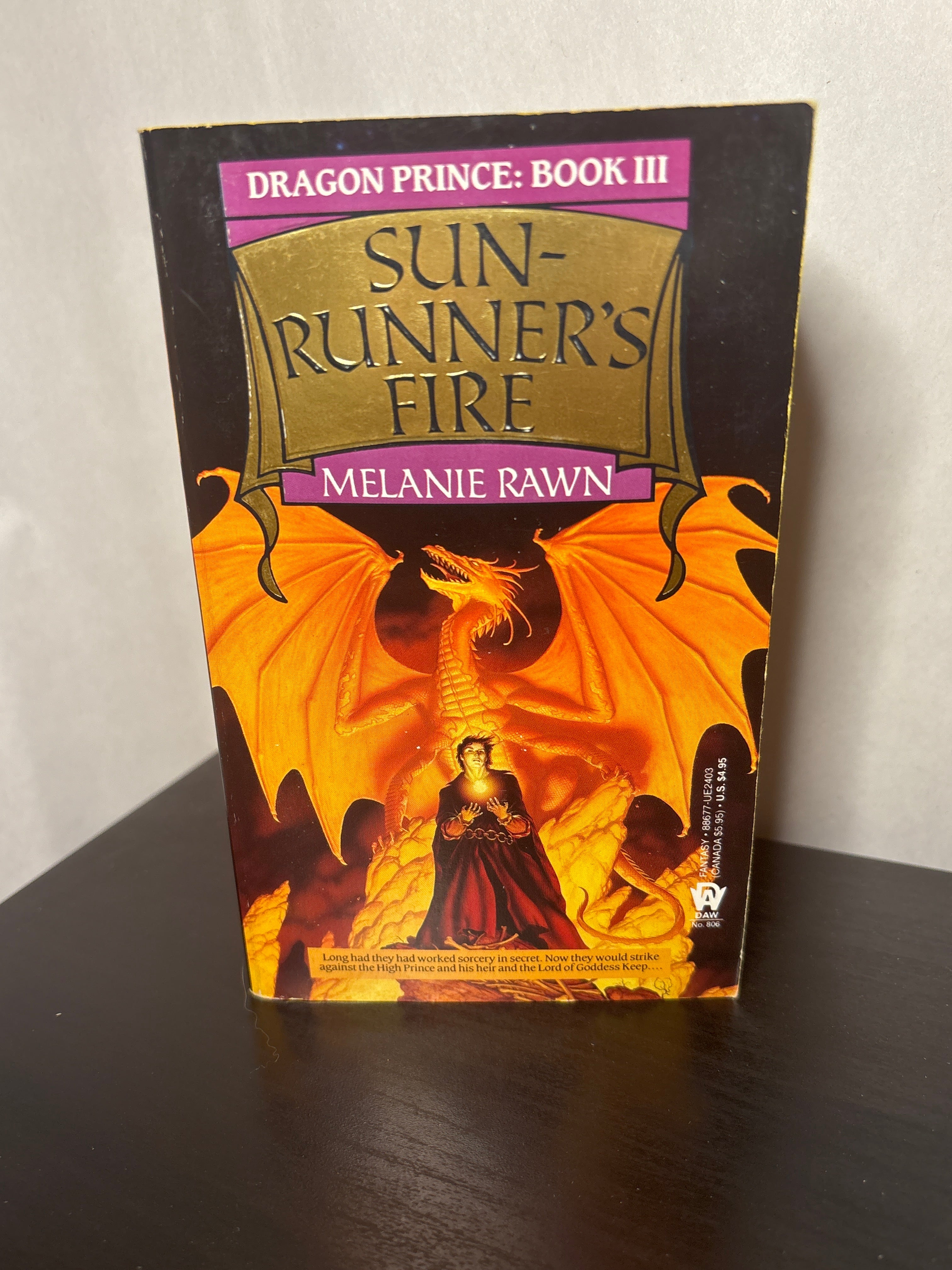 Sunrunner's Fire by Melanie Rawn (Dragon Prince #3) | Vintage Fantasy