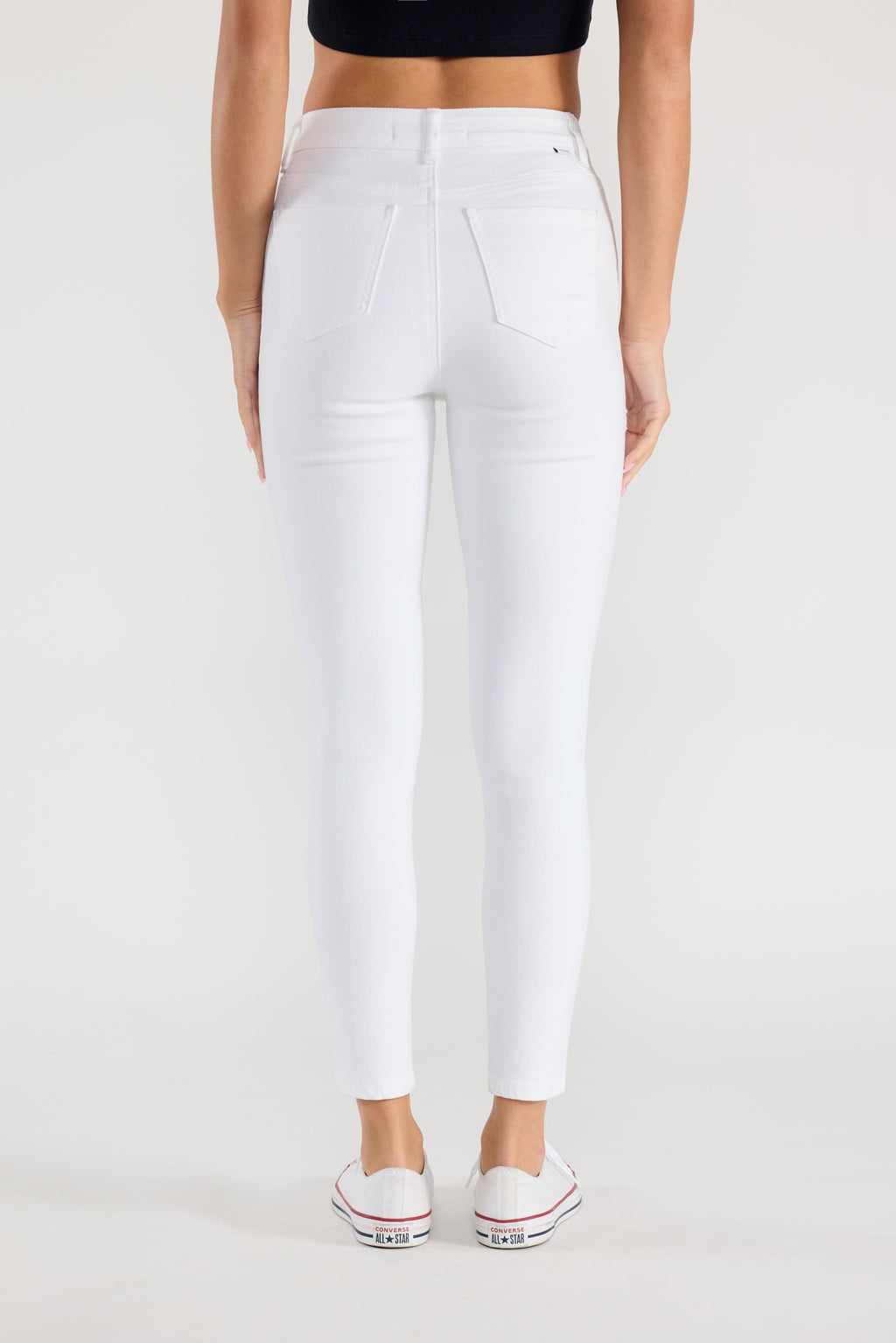 High Rise Ankle Skinny Jeans