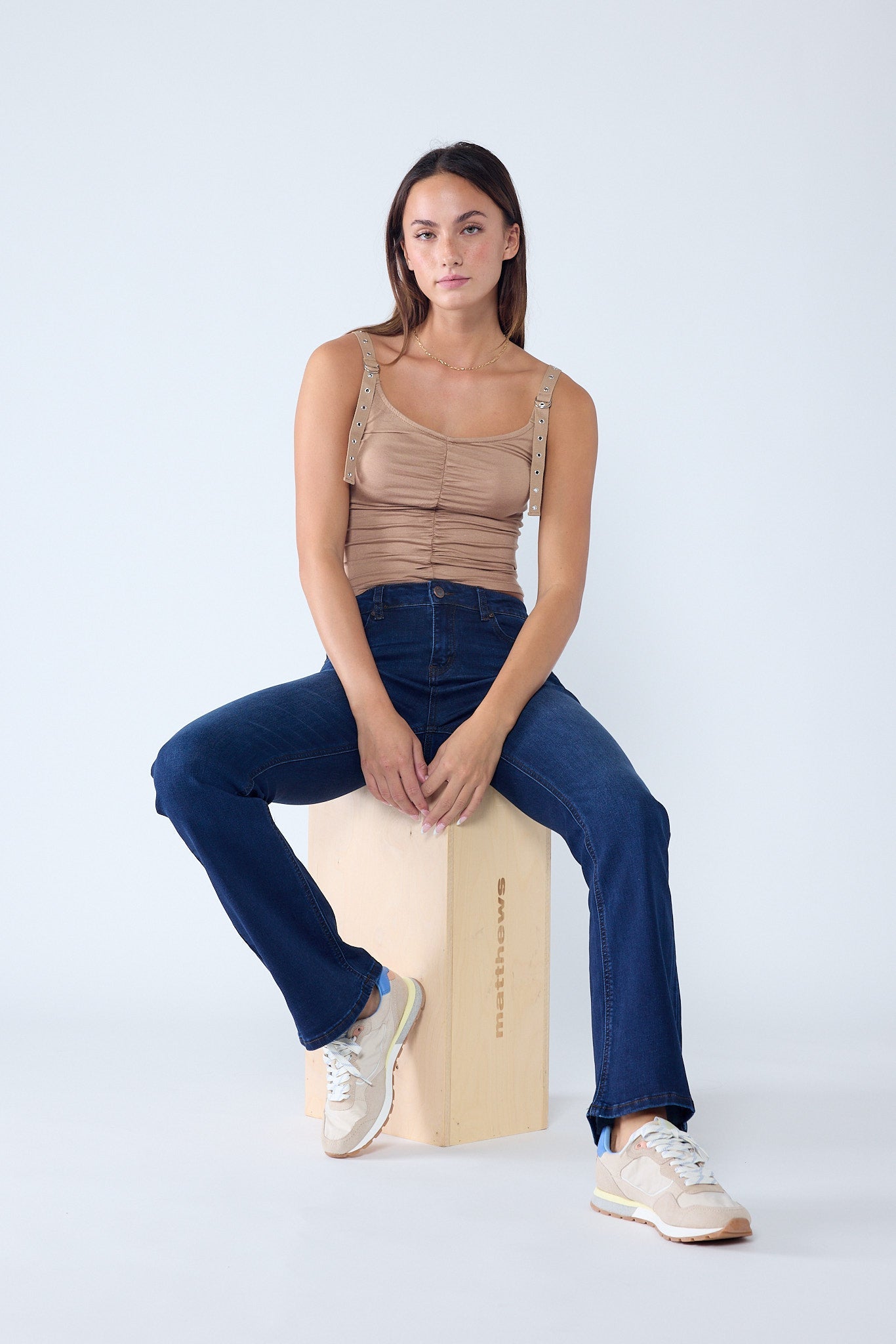 High Rise 5-Pocket Bootcut Jeans