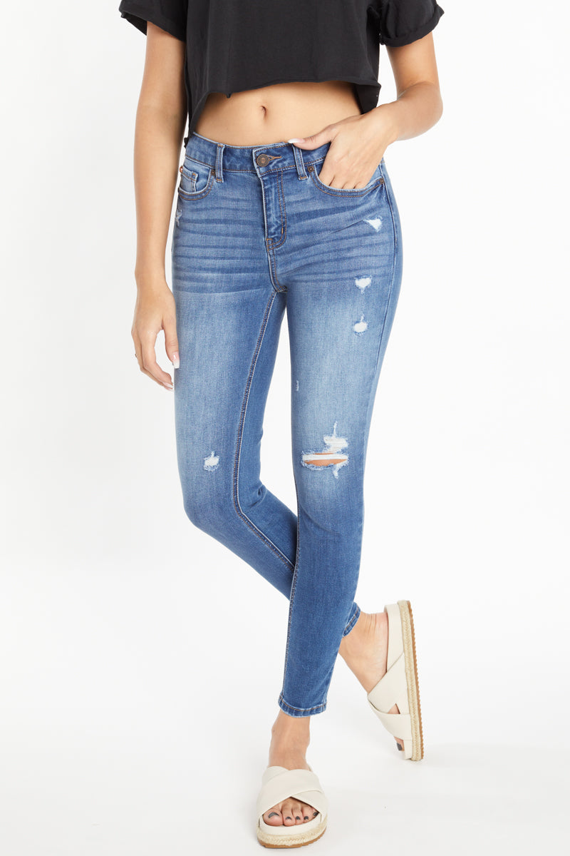 High Rise 5 Pocket Skinny Jeans
