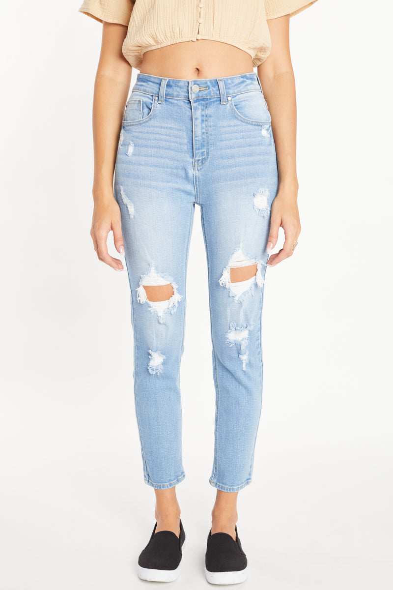 Super High Rise Mom Skinny Jeans