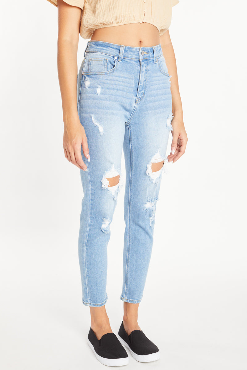 Super High Rise Mom Skinny Jeans