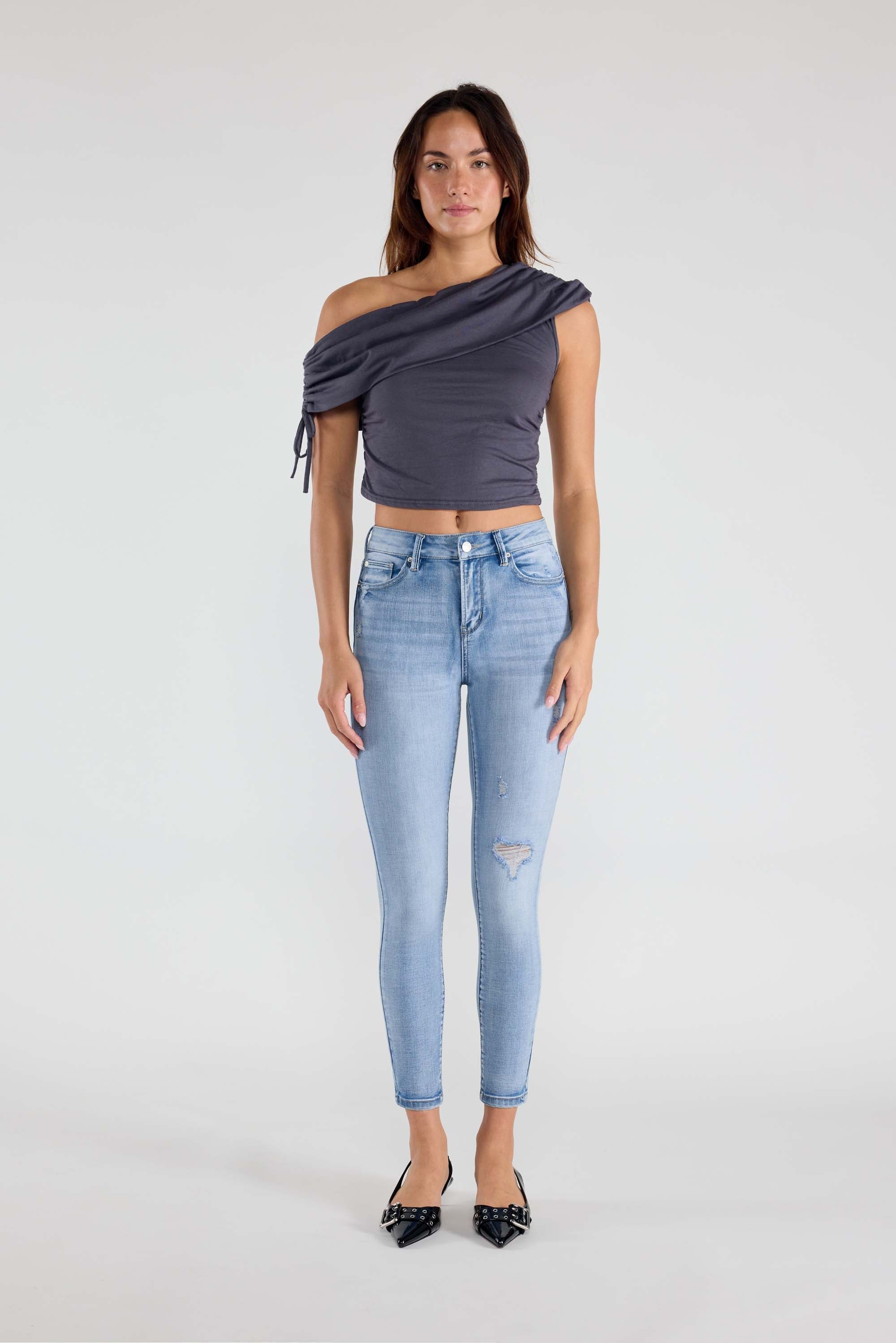 Destructed Skinny Jeans