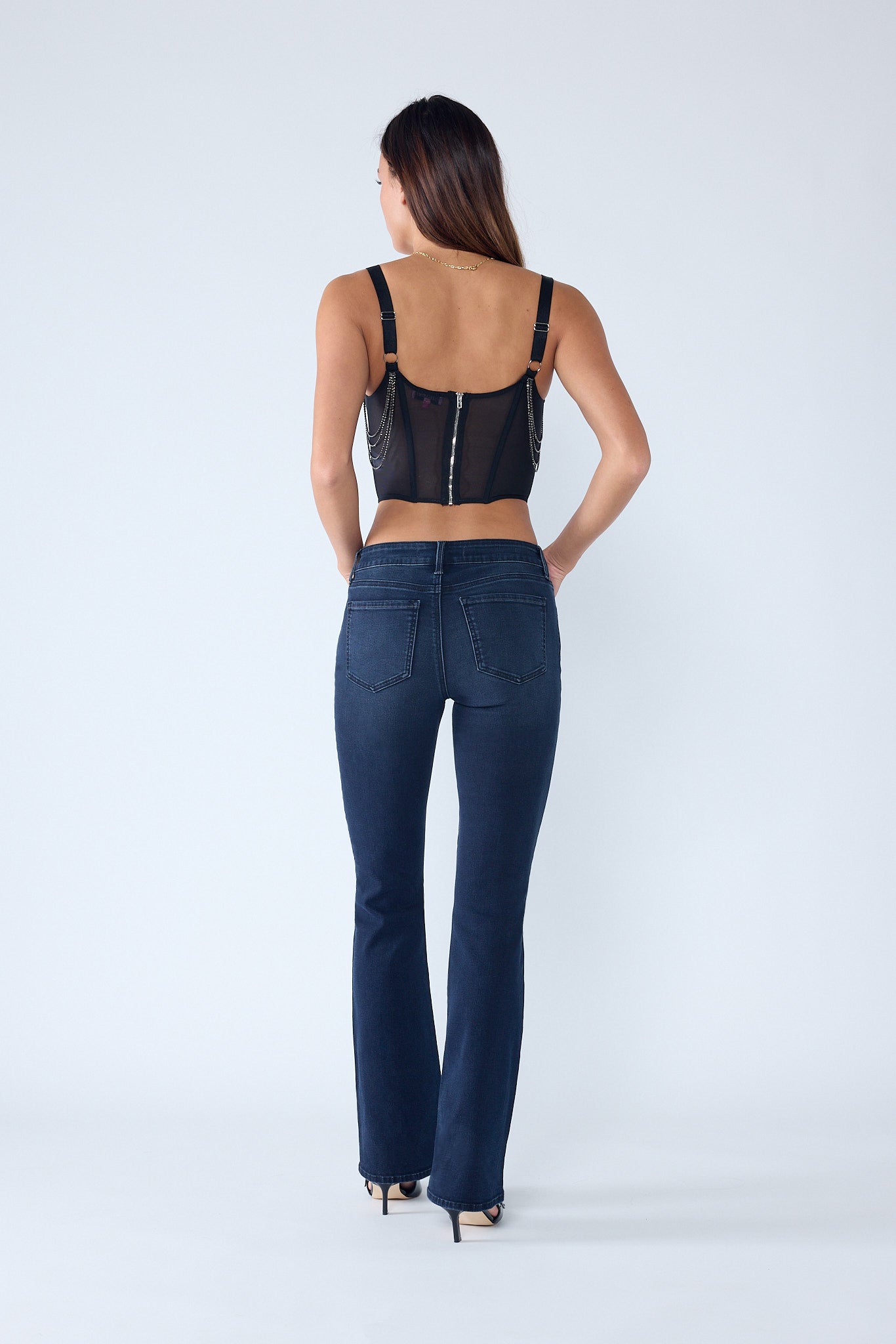 High Rise Bootcut Jeans