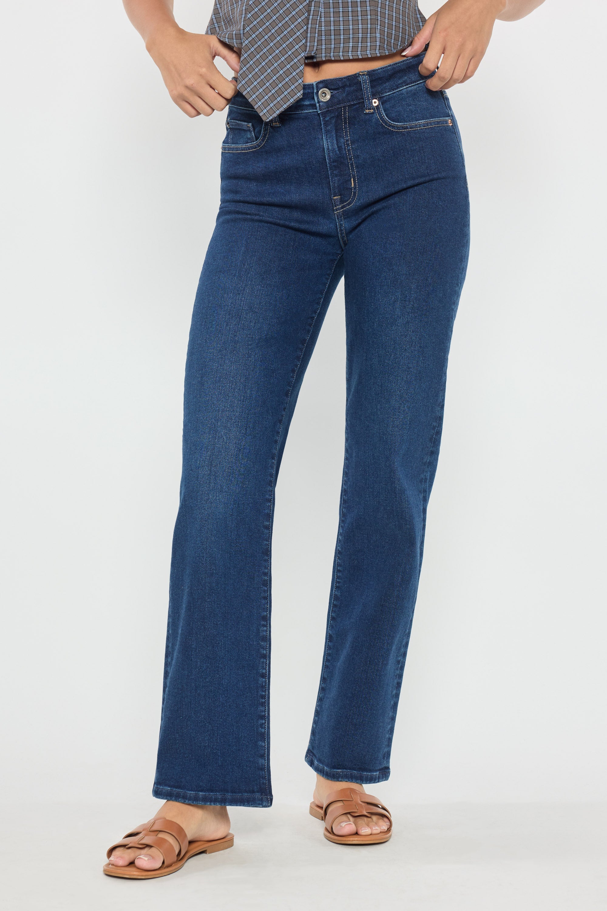 High Rise Classic Relaxed Straight Jeans