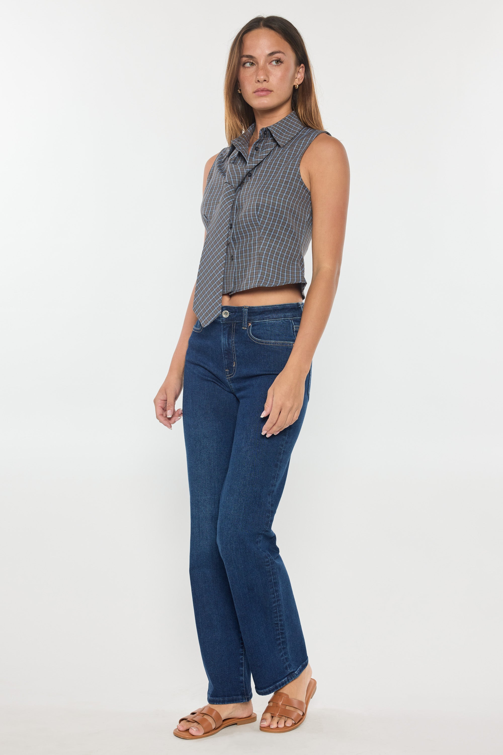 High Rise Classic Relaxed Straight Jeans