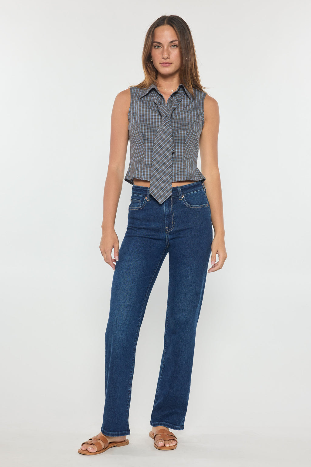 High Rise Classic Relaxed Straight Jeans